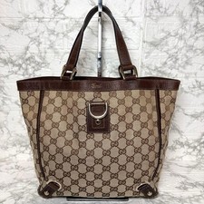 GUCCI Canvas Tote Bag Abbey