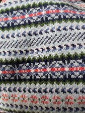 Brora BNWT Fair Isle 100%