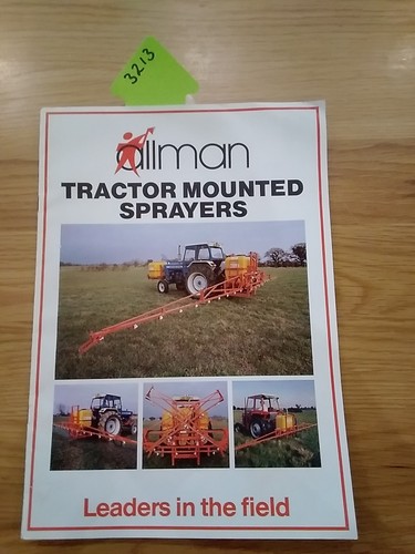 Allman tractor mounted sprayer - mounted,