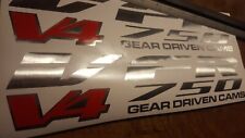 FOR HONDA VFR 750 DECALS STICKERS X 2 fairing V4 colours available 295MM SILVER