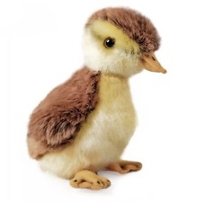 Mallard Duckling Plush Soft Toy Bird Teddy Gift by Living Nature 14cmH. Children