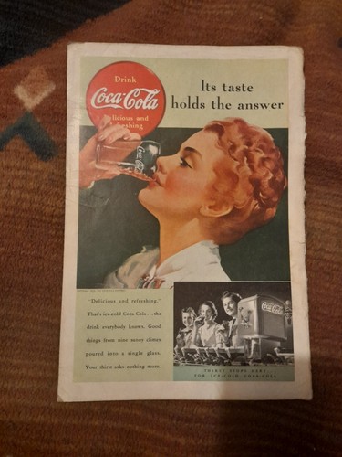 Vintage 1939 coca - 1939, coca-cola