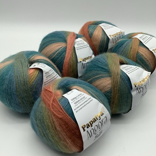 Papatya angora batik knitting - angora,