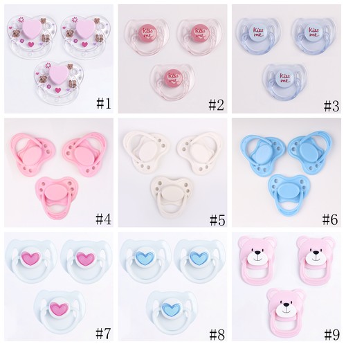 3pc magnetic dummy pacifier - 3pc,