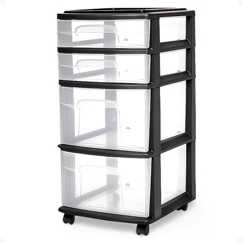 Drawer tower tier storage - drawer, 4-tier