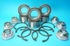 JRM4249 76mm Wheel Bearing Nuts & Circlip for Ifor Williams Triple Axle Trailer