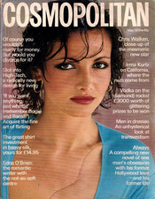 COSMOPOLITAN UK 1979  CHICHINOU (BONDGIRL) SHELLEY HACK ROBERT WAGNER FASHION