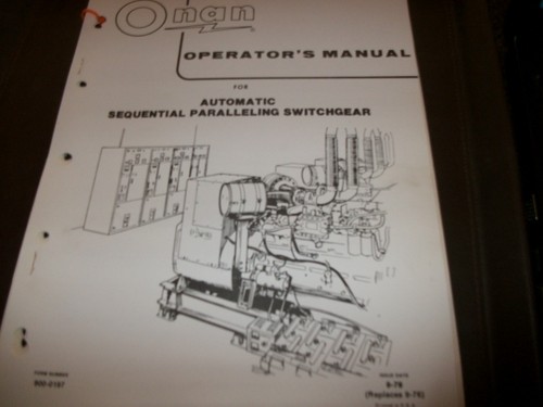 Onan generator auto - generator,onan,