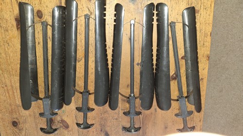 Pair black boot trees - pair, of