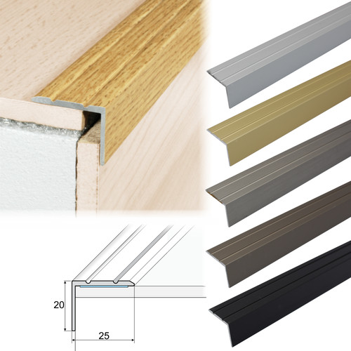 Aluminium stair nosings step - stair,