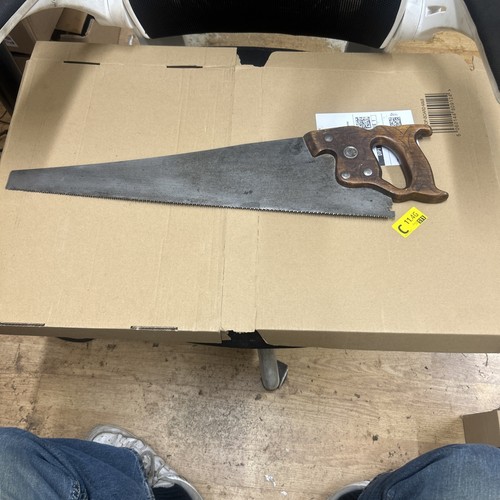 Disston vintage hand saw - hand,