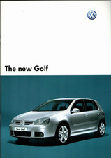 Volkswagen Golf Mk5 Hatchback 2003-2004 UK Market Preview Sales Brochure
