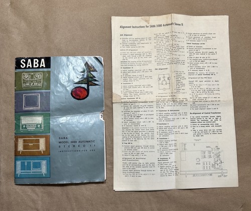 Vintage 1960 saba 3000 - saba,