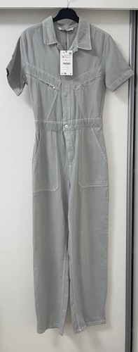 Zara blue grey collared - zara,