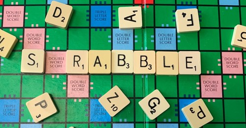 Vintage scrabble tiles - vintage,