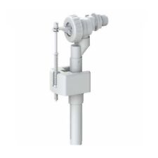 White Plastic 1/2" Toilet Cistern Side Entry Inlet Fill Valve - 1/2" Inch