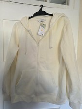 Womens Cream Hoodie, Size