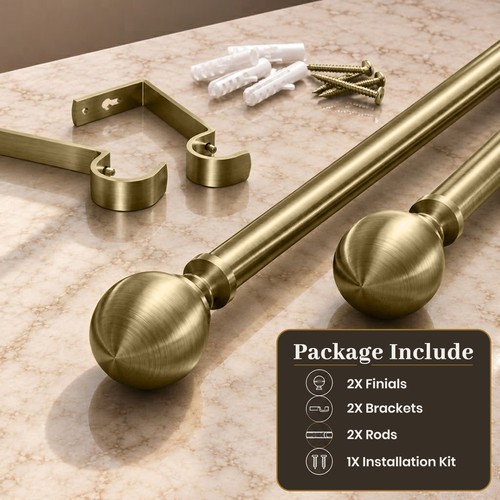 Curtain pole extendable metal - pole,