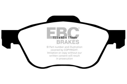 Ebc greenstuff front - front, brake