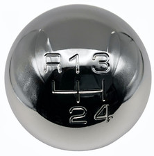 chrome R2 round gear shift knob 4 speed for ford 10mm