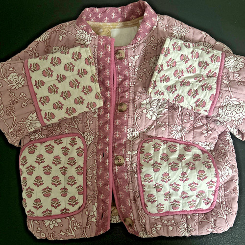 Zara kids pink quilted - pink,
