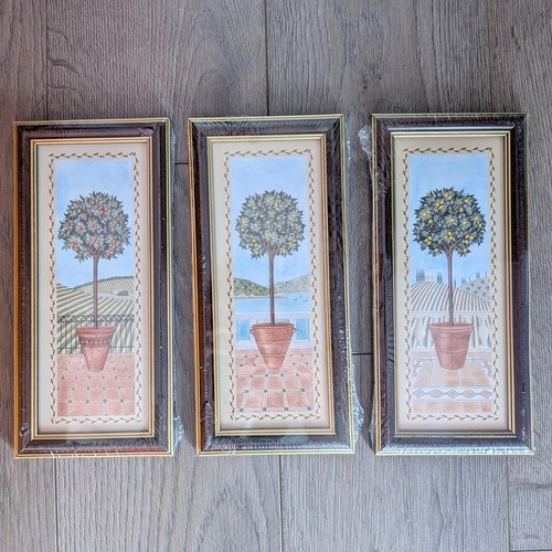 Vintage topiary tree prints - vintage,