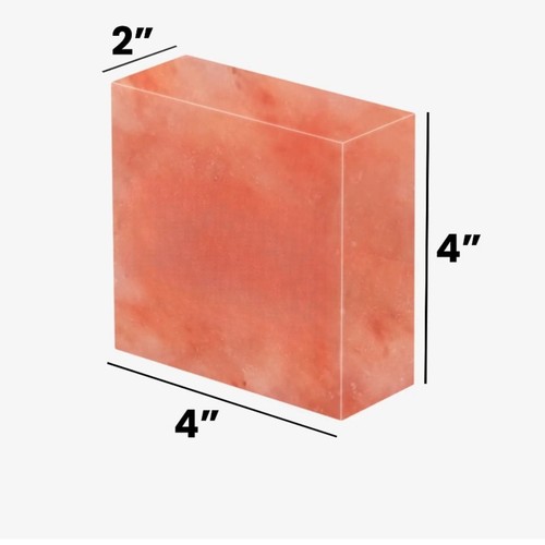 Pink himalayan salt block - himalayan,