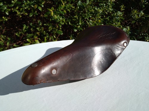 Vintage bike saddle - bike,