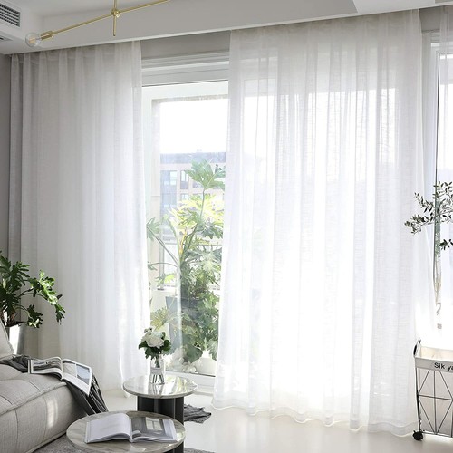 Luxury white sheer - luxury, voile