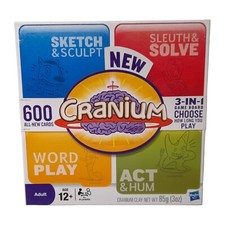 Cranium Board Game - UK Version. Brain Teasing Game. Thinking Game. 3 in 1 Game.