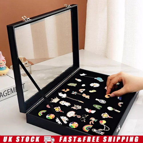 Pin display case clear - display,