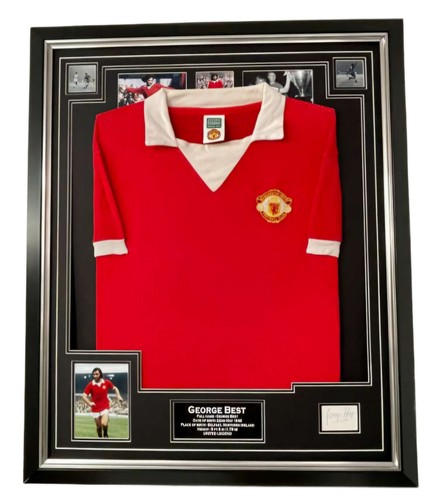 Framed george best united - george,