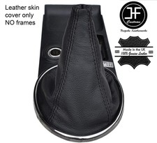 BLACK STITCH TOP GRAIN LEATHER