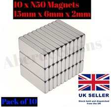 10 x N50 Super Strong Magnets