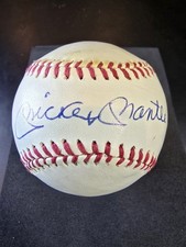Mickey Mantle Autographed