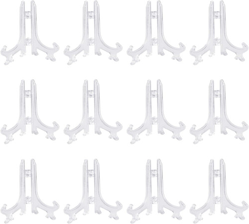 12pcs mini clear - mini, plastic