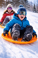 Snow Disc Sledge 63cm Round