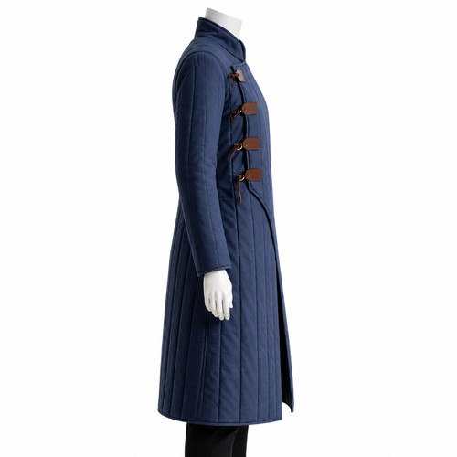 Medieval blue gambeson - medieval,