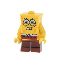 1X Lego Minifigure SpongeBob SquarePants Yellow Smiling And Winking 3834 BOB019