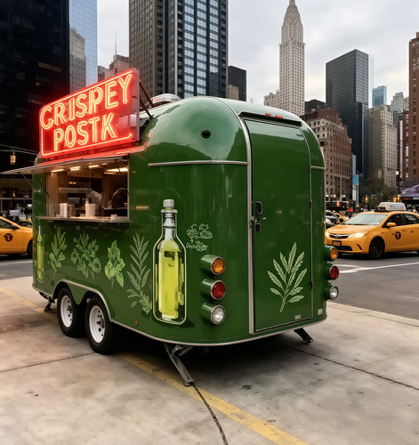 Large mobile food trailer - large,