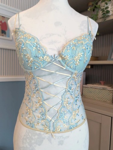 Vintage lepel powder blue - vintage,