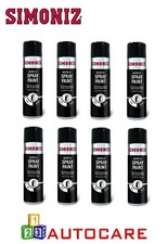 8 x Simoniz Matt Black Acrylic