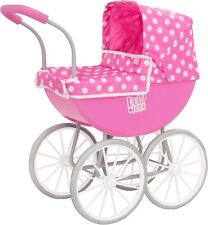 Traditional Dolls Pram Pink | My First Carriage with Bedding | Ages 3+