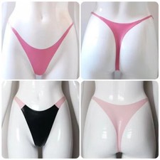 Latex Rubber Women's G-String Briefs Hot Panties 100% Natural Latex Rubber BDSM