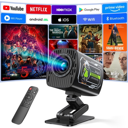 1080p mini projector - w&o,