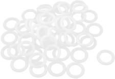 White Plastic Roman Blind / Curtain Rings Different Sizes - Heavy Duty !!!