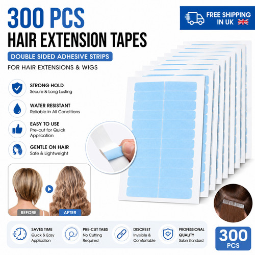 300pcs hair extension tape - 300pcs,