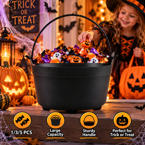 5pcs halloween cauldron - 1/3/5pcs,