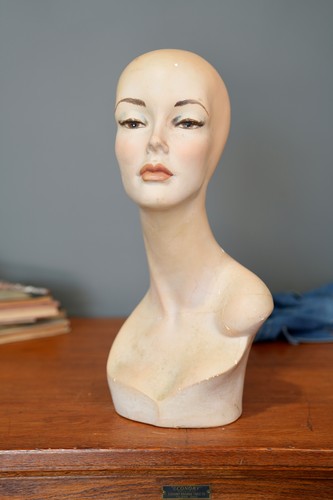 Vintage millinery mannequin - millinery,