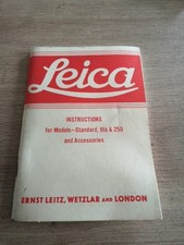 Leica Instructions For